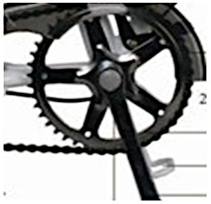 Z2 Chainwheel & Crank